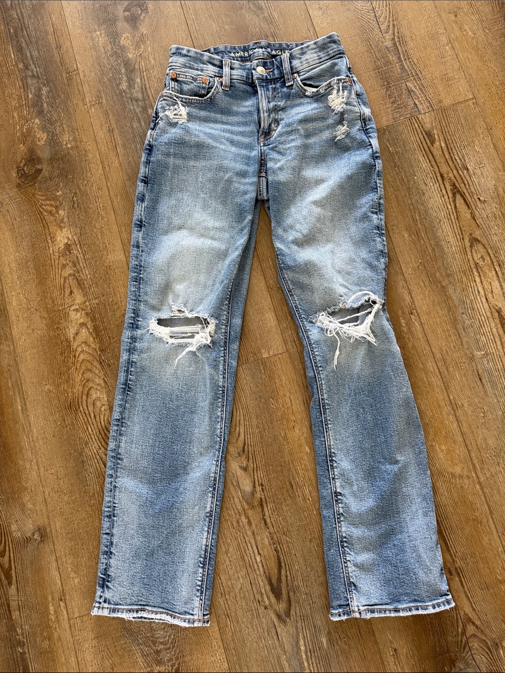 American Eagle Curvy Straight Jeans